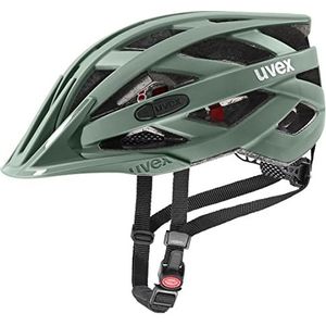 uvex i-vo cc - lichte allround-helm voor dames en heren - individueel passysteem - uitbreidbaar met led-licht - moss green - 52-57 cm