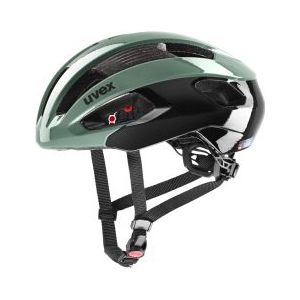 uvex rise - veilige fietshelm voor dames en heren - individueel passysteem - geoptimaliseerde ventilatie - moss green-black - 56-59 cm