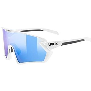 Uvex Unisex - Sportbril voor volwassenen 231 2.0 - mat wit blauw - Eén maat