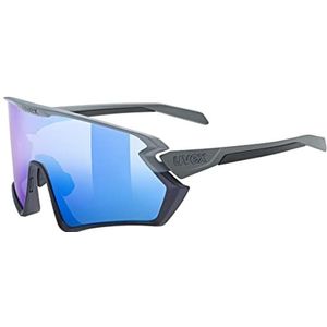 uvex sportstyle 231 2.0 - sportbril voor dames en heren - condensvrij - drukvrij draagcomfort & perfecte pasvorm - rhino deep space matt/blue - one size