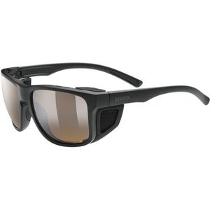 Uvex Unisex - Sport Style 312 VPX zelfreinigende gepolariseerde sportbril mat zwart bruin één maat