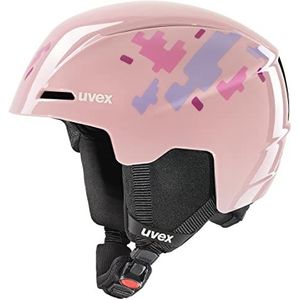 uvex viti, Skihelm Unisex kinderen, pink puzzle, 51-55 cm
