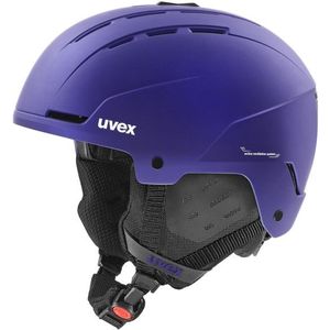 Uvex Stance Skihelm voor volwassenen, uniseks, paars bash mat, 51-55 cm