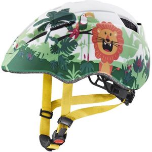 Uvex Kid 3 Fietshelm Wit/Grijs/Bloemen koop je bij