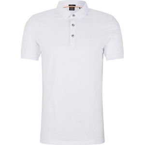 Hugo Boss - Polo Wit Passenger - Slim-fit - Heren Poloshirt