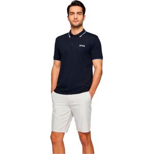 Regular Fit Poloshirt mit Label-Stitching Modell 'Paddy'
