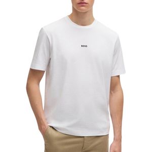 Boss - Chup - T-shirt - Zwart - Katoen - Bedrukt Logo