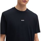 BOSS ORANGE Tchup 10242929 01 Polo's & T-shirts Heren - Polo shirt - Donkerblauw - Maat S