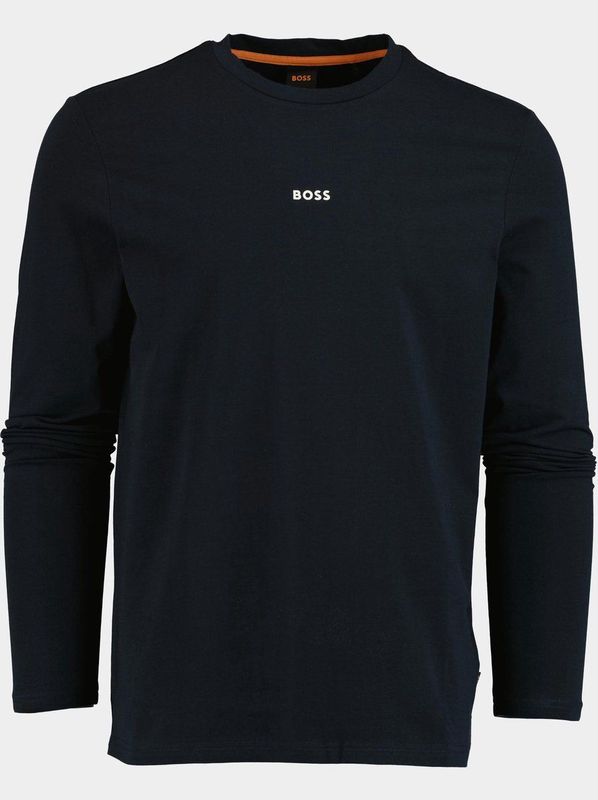 Boss - Tchark - T-shirt - Zwart - Katoen