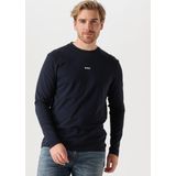BOSS - Regular-Fit T-shirt - Lange Mouwen - Stretchkatoen - Zwart