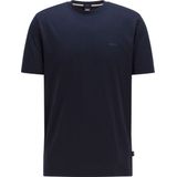 T-shirt van katoenen jersey met logodetail