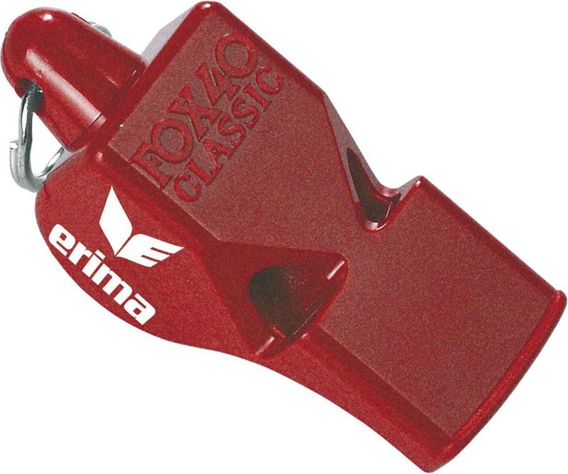 Erima Classic Fox 40 Scheidsrechtersfluit - Rood | Maat: UNI
