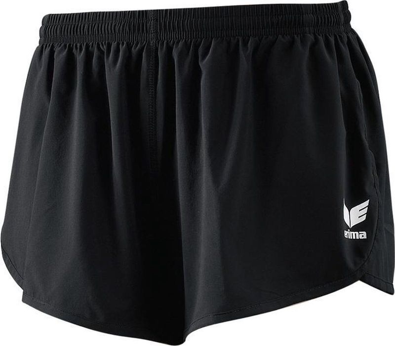 Erima hardloopshorts heren, zwart.