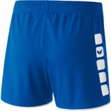 Erima 5-Cubes Short - Voetbalbroek - Vrouwen - Maat XS - Blauw kobalt