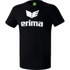 Erima Promo T-Shirt Kinderen - Zwart Wit