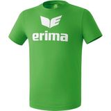 Erima Promo T-Shirt Heren - Smaragd Wit