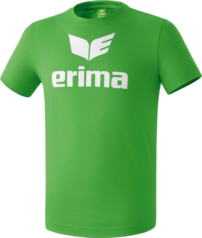 Erima Promo T-Shirt Heren - Smaragd Wit