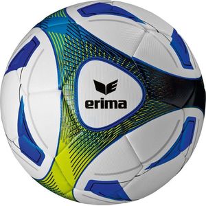 Erima hybride trainingsvoetbal uniseks volwassene, royal/limoen, 5