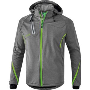 Erima - Outdoor Dames Softshell Jack - Grijs - Softshellmateriaal
