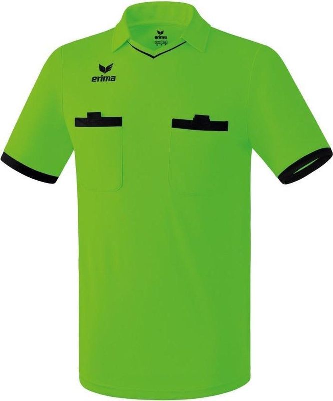 Erima - Zaragossa - Sportshirt - Groen Gecko/Zwart - Katoen/Polyester