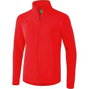 Erima Unisex kinder-sweatjack, rood, maat XS-S (fabrieksmaat: 164)