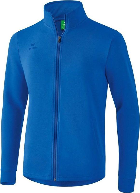 Erima - Casual Sweatjack - Sweatjack - Blauw Kobalt - 60% Katoen, 40% Polyester
