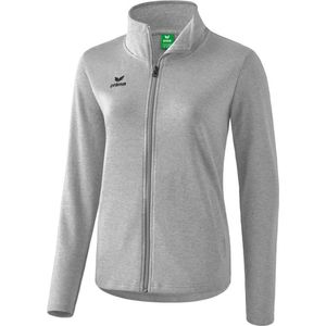 Erima Casual Dames Sweatjack - Grijs - Slijtvaste Materiaalmix