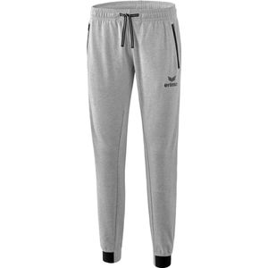 Erima Essential Sweatbroek Dames - Licht Grey Melange / Zwart