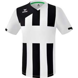 Erima Siena 3.0 Shirt Korte Mouw Kinderen - Wit / Zwart | Maat: 128