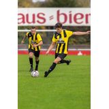 Erima - Siena 3.0 Shirt - Korte Mouw - Geel / Zwart - 100% Polyester