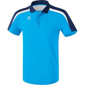ERIMA Kinder poloshirt poloshirt, curacao/new navy/wit, 116, 111826