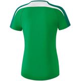 Erima Liga 2 0 T-Shirt Dames - Smaragd Evergreen Wit