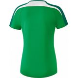 Erima Liga 2 0 T-Shirt Dames - Smaragd Evergreen Wit
