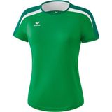 Erima Liga 2 0 T-Shirt Dames - Smaragd Evergreen Wit