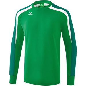 Erima - Liga 2.0 - Sweatshirt - Smaragd / Evergreen / Wit - 100% Polyester