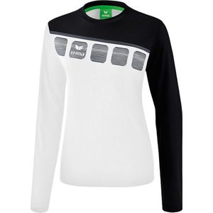 Erima - 5-C Longsleeve - T-shirt - Zwart - 100% Polyester