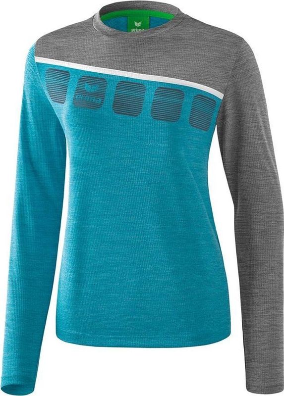 Erima 5-C - T-shirt met Lange Mouwen - Lichtgewicht - Dames - Slim Fit - 100% Polyester