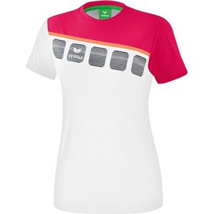 Erima - 5-c T-shirt - Dames - Zwart - Functioneel Materiaal
