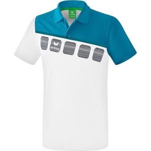 Erima - 5-C - Poloshirt - Blauw - Functionele Stof - Ventilatie