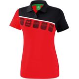 Erima 5-C Dames Polo - Polo's - rood