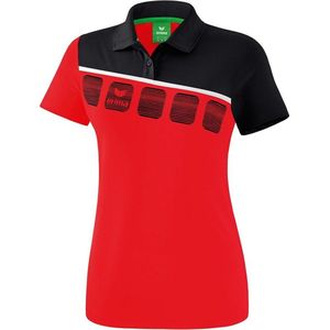 Erima 5-C Dames Polo - Polo's - rood