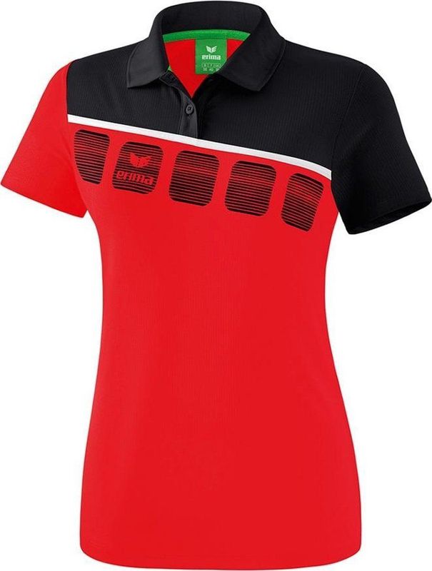 Erima 5-C Dames Polo - Polo's - rood