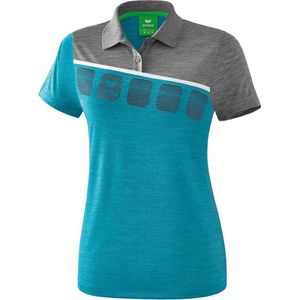 Erima 5-C Dames Polo - Polo's - blauw licht
