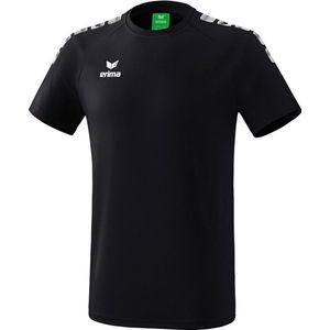 Erima Essential 5-C T-Shirt Zwart-Wit