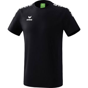 Erima Essential 5-C T-Shirt Zwart-Wit