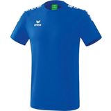 Erima Essential 5-C T-Shirt Kinderen - New Royal Wit