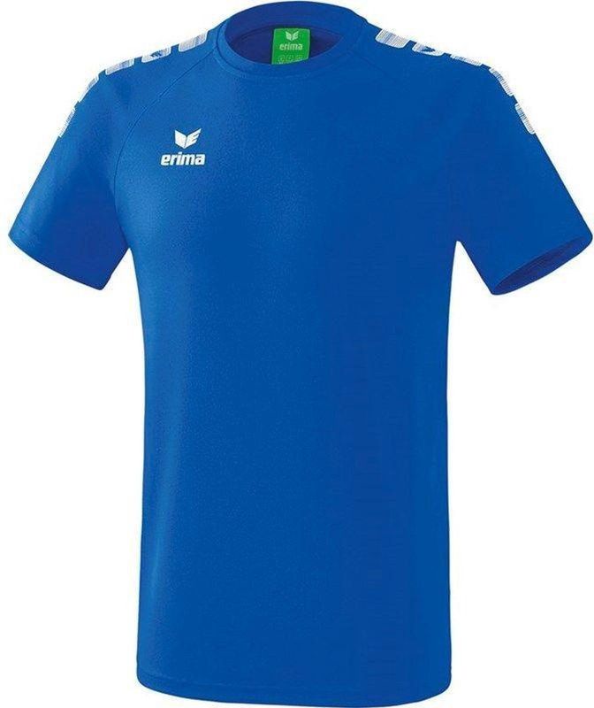 Erima Essential 5-C T-Shirt Kinderen - New Royal Wit