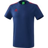 Erima Essential 5-C T-Shirt Heren - New Navy Rood