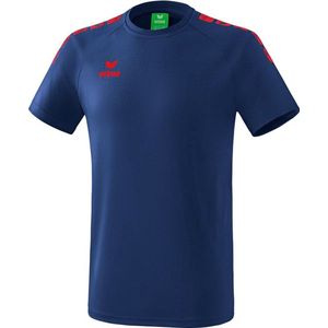 Erima Essential 5-C T-Shirt Heren - New Navy Rood