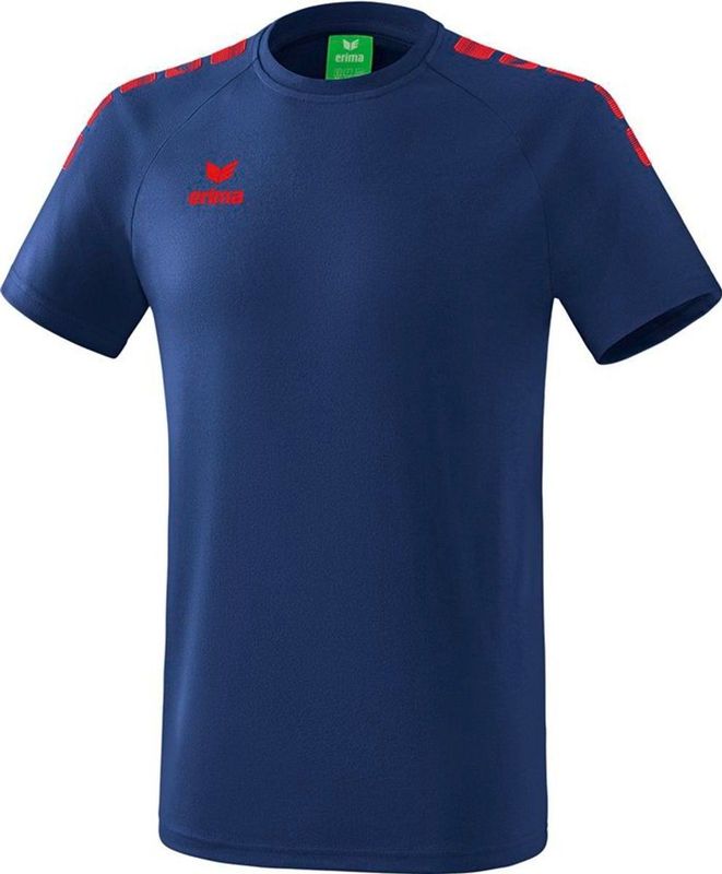 Erima Essential 5-C T-Shirt Heren - New Navy Rood